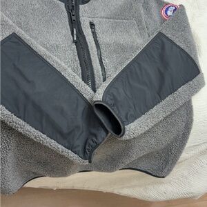 Canada Goose Gray V-Neck Sweater